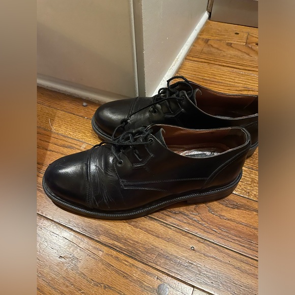 Bacco Bucci men’s Italian black shoes - size 9 - Picture 4 of 4